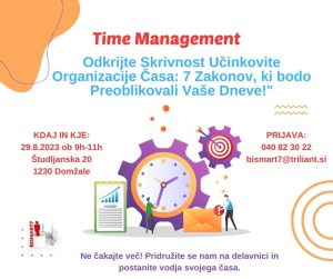 Time management delavnica