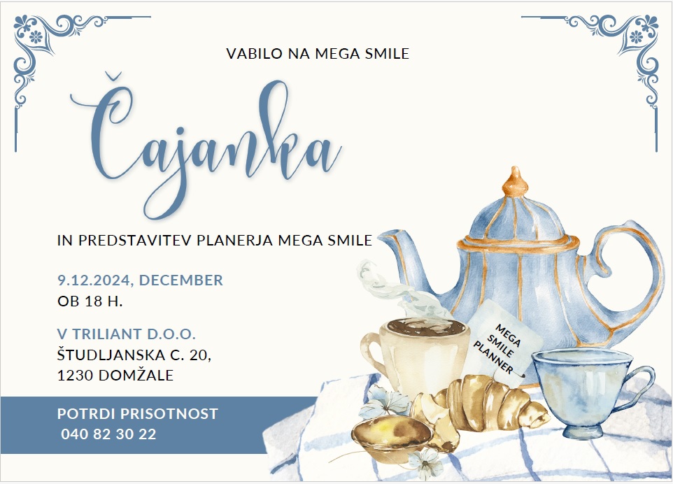 mega smile čajanka